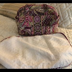 Vera Bradley diaper baby bag with changing pad